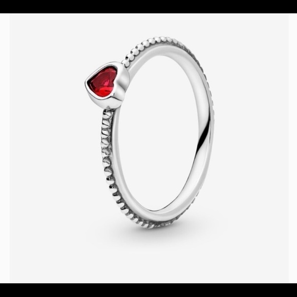 Pandora Jewelry - ❤️Pandora red heart beaded ring❤️